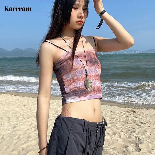 t-shirt karrram y2k aesthetics camisole tie dye printed tank korean fashion grunge summer punk style crop fairycore, White
t-shirt karrram y2k aesthetics camisole tie dye printed tank korean fashion grunge summer punk style crop fairycore, White