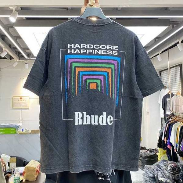 men's t-shirts men women vintage heavy fabric rhude box perspective tee slightly loose multicolor nice washed rhude t-shirt t2212, White;black
men's t-shirts men women vintage heavy fabric rhude box perspective tee slightly loose multicolor nice washed rhude t-shirt t2212, White;black