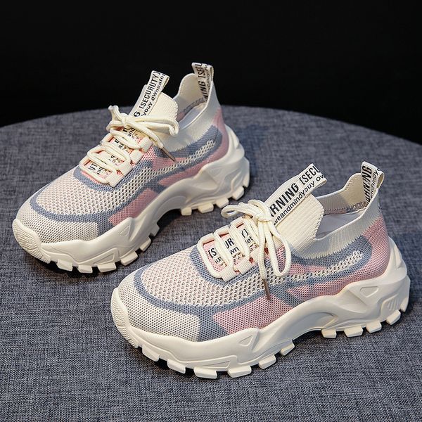 dress shoe shoes breathable mesh casual lace up female platform outdoor walking women sneakers zapatos de mujer 230421, Black
dress shoe shoes breathable mesh casual lace up female platform outdoor walking women sneakers zapatos de mujer 230421, Black