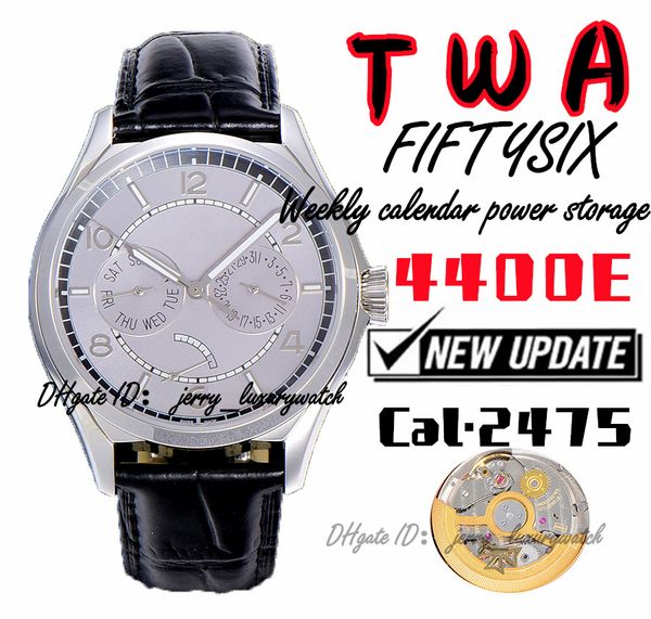 twa luxury men's watch fiftysix 4400e week calendar power storage series, 40mm, 2475 custom kinetic energy automatic machinery,gary, Slivery;brown
twa luxury men's watch fiftysix 4400e week calendar power storage series, 40mm, 2475 custom kinetic energy automatic machinery,gary, Slivery;brown