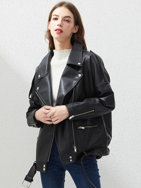 jackets fitaylor pu faux leather jacket women loose sashes casual biker jackets outwear female bf style black leather jacket coat, Black;brown
jackets fitaylor pu faux leather jacket women loose sashes casual biker jackets outwear female bf style black leather jacket coat, Black;brown