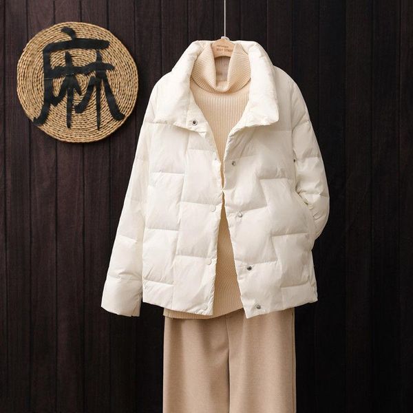 leather 2022 autumn winter new light down jacket ladies short ultralight fashion light and thin large size loose coat ropa para mujer, Black
leather 2022 autumn winter new light down jacket ladies short ultralight fashion light and thin large size loose coat ropa para mujer, Black