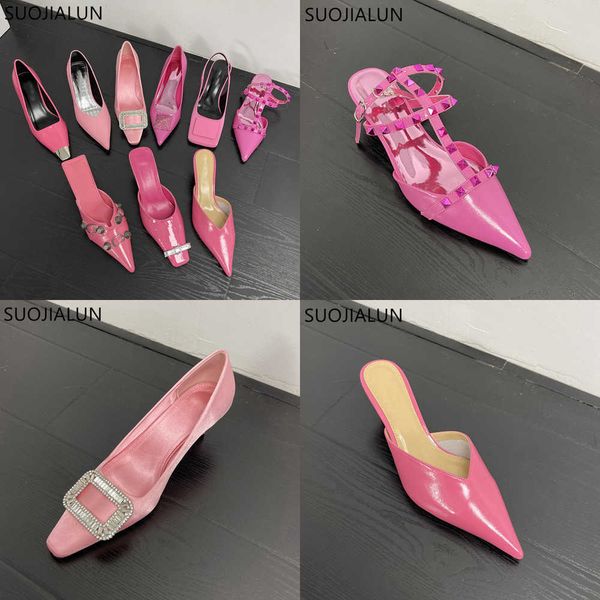 sandals spring new brand women sandal fashion pink pointed ladies elegant thin high heel pumps shoes dress 230316, Black
sandals spring new brand women sandal fashion pink pointed ladies elegant thin high heel pumps shoes dress 230316, Black