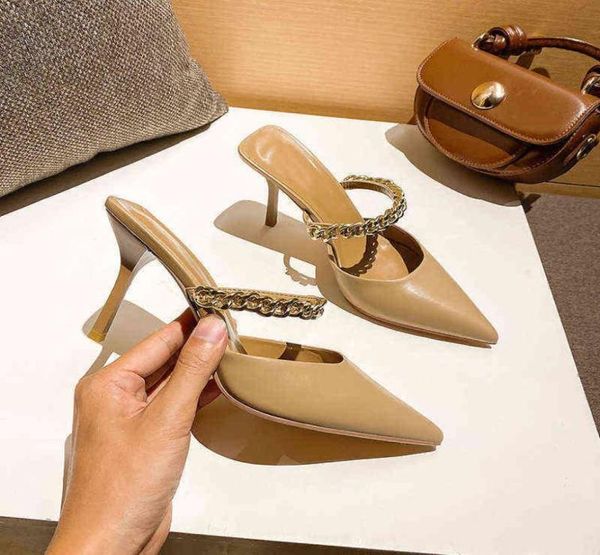 bailamos women slipper 2021 new women039s chain belt mules shoes brown stiletto elegant pointed toe mary janes for female plus 3143466, Black
bailamos women slipper 2021 new women039s chain belt mules shoes brown stiletto elegant pointed toe mary janes for female plus 3143466, Black