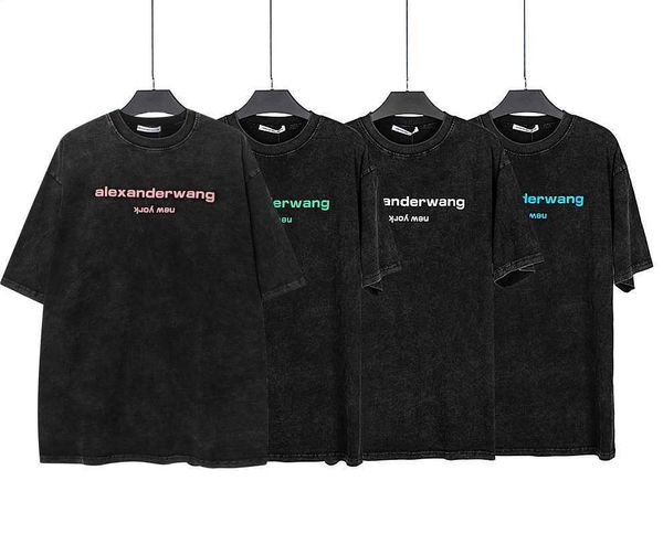 t shirt aw dawangjia spring and summer letter washing old loose short sleeve t-shirt for men and women, White;black
t shirt aw dawangjia spring and summer letter washing old loose short sleeve t-shirt for men and women, White;black