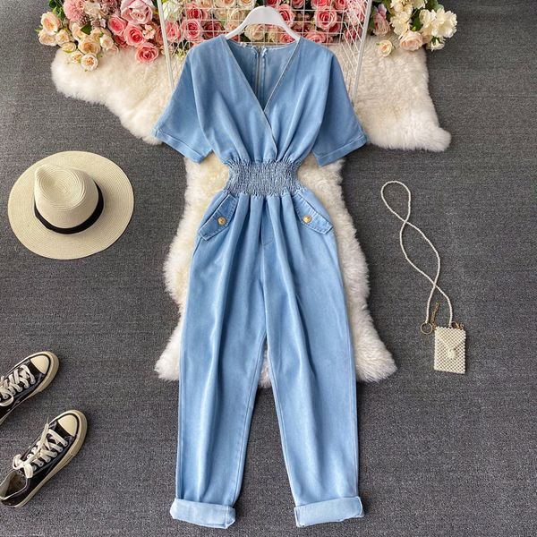 women's jumpsuits rompers fashion loose casual spring autumn women denim jumpsuit tooling short sleeve high waist slimming elegant pant, Black;white
women's jumpsuits rompers fashion loose casual spring autumn women denim jumpsuit tooling short sleeve high waist slimming elegant pant, Black;white