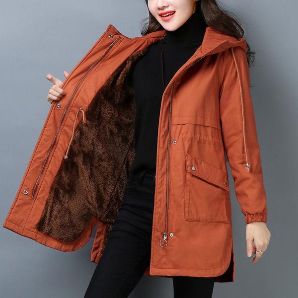 raincoats 2022 new fashion winter women jacket windbreaker coat female midlength casual warm hooded outerwear overcoat r560, Black
raincoats 2022 new fashion winter women jacket windbreaker coat female midlength casual warm hooded outerwear overcoat r560, Black