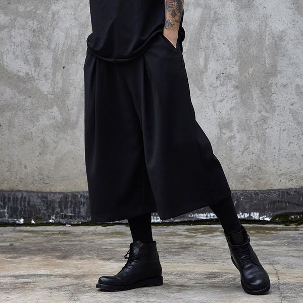 pants men's eight trousers spring/summer new yamamoto black trend loose men's bellbottom trousers wide leg trousers men's cul
pants men's eight trousers spring/summer new yamamoto black trend loose men's bellbottom trousers wide leg trousers men's cul