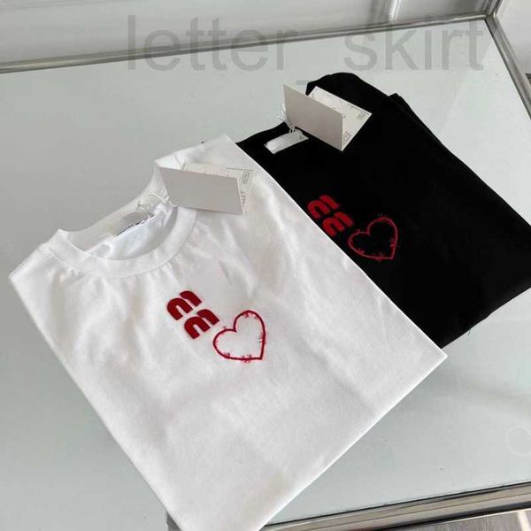 women's t-shirt designer tees luxury t shirt s chest embroidered letters t love round neck short-sleeved t- high-quality cotton t-s swe, White
women's t-shirt designer tees luxury t shirt s chest embroidered letters t love round neck short-sleeved t- high-quality cotton t-s swe, White