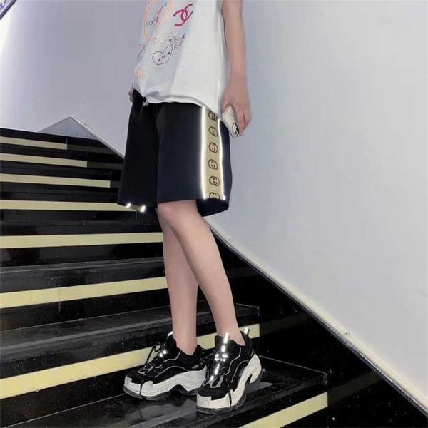 26% off chaopai reflective strap shorts men's ins mesh red side ribbon loose casual capris 3m pants for couples, White;black
26% off chaopai reflective strap shorts men's ins mesh red side ribbon loose casual capris 3m pants for couples, White;black