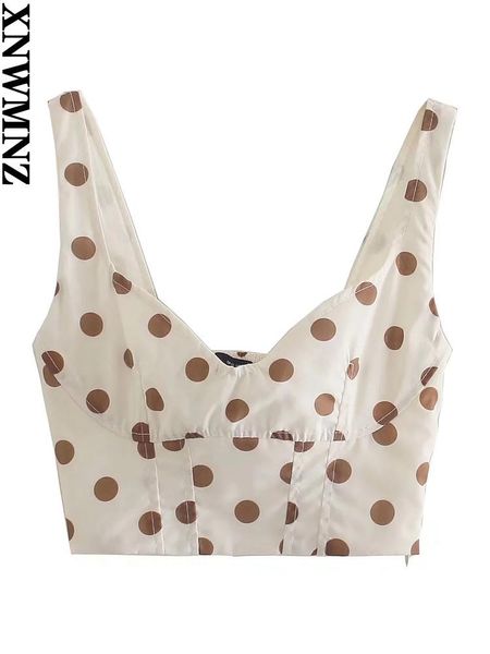 t-shirt xnwmnz 2022 summer women sweet fashion polka dot crop tank vintage backless elastic side zipper straps female camis mujer, White
t-shirt xnwmnz 2022 summer women sweet fashion polka dot crop tank vintage backless elastic side zipper straps female camis mujer, White