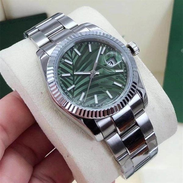 36mm gold fashion mens womens watches mechanical automatic date sapphire ladies dress watch stainless steel bracelet 294q, Slivery;brown
36mm gold fashion mens womens watches mechanical automatic date sapphire ladies dress watch stainless steel bracelet 294q, Slivery;brown
