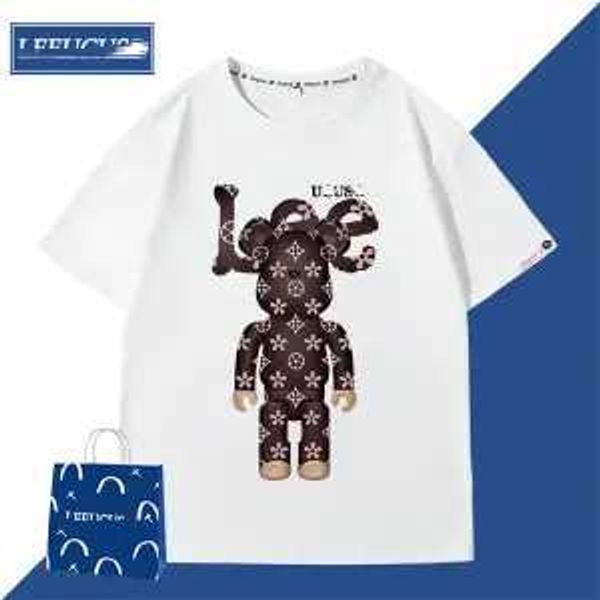 lii zqi violent bear co branded short sleeve t-shirt men's summer fashion brand loose large couple round neck cotton t-shirt, White;black
lii zqi violent bear co branded short sleeve t-shirt men's summer fashion brand loose large couple round neck cotton t-shirt, White;black