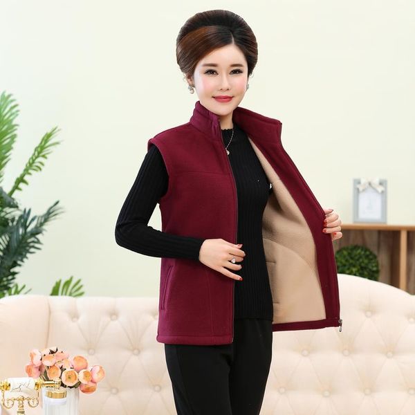 vests 2021 new autumn stand collar polar fleece women vests plus size sleeveless jackets mother short zipper casual waistcoat female, Black;white
vests 2021 new autumn stand collar polar fleece women vests plus size sleeveless jackets mother short zipper casual waistcoat female, Black;white