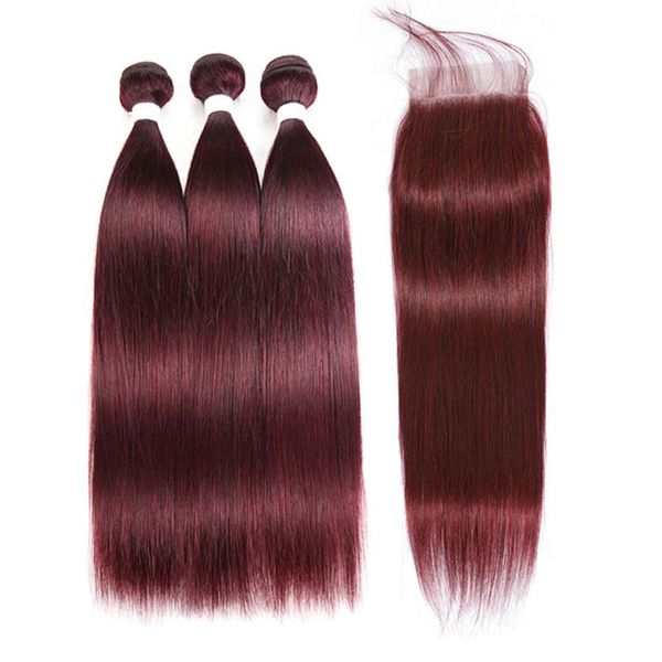 99j straight bundle with closure brazilian remy human hair burgundy red colored 3 bundles with 4x4 lace closures209p, Black;brown
99j straight bundle with closure brazilian remy human hair burgundy red colored 3 bundles with 4x4 lace closures209p, Black;brown