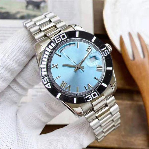 montre de luxe mens watches 41mm automatic movement stainless steel bracelet roma dial date mechanical wristwatches quality men wa2168, Slivery;brown
montre de luxe mens watches 41mm automatic movement stainless steel bracelet roma dial date mechanical wristwatches quality men wa2168, Slivery;brown