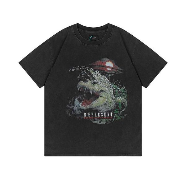 34% off represent crocodile short sleeve summer new street fashion men's and women's youth wash t-shirt, White;black
34% off represent crocodile short sleeve summer new street fashion men's and women's youth wash t-shirt, White;black