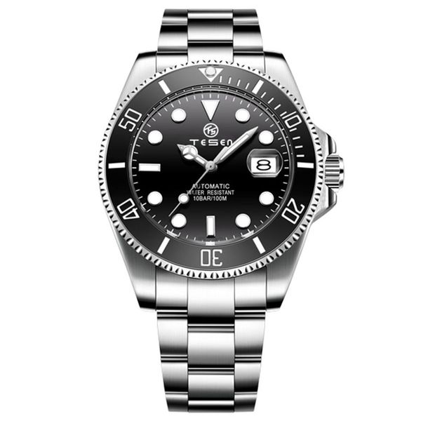 mens watch automatic mechanical watches 40mm swimming sapphire wristwatches fashion modern wristwatch montre de luxe gifts for men3058, Slivery;brown
mens watch automatic mechanical watches 40mm swimming sapphire wristwatches fashion modern wristwatch montre de luxe gifts for men3058, Slivery;brown