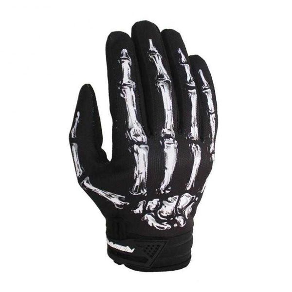 Image of Cycling Gloves Skull Rose Motocross Bicycle Gloves MTB OffRoad Mountain Bike Guantes Motorcycle Hard Shell Gloves Outdoor Sport Cycling Glove J230422