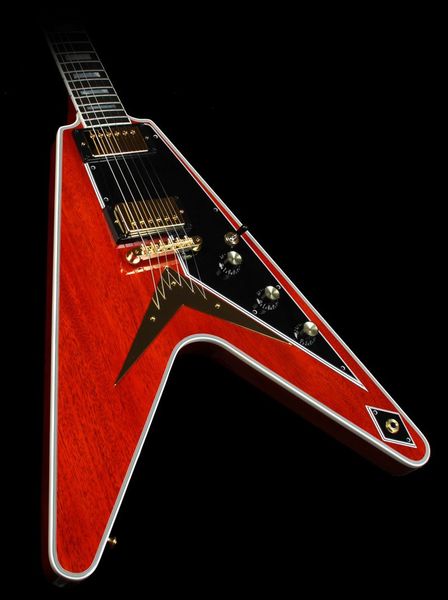custom shop flying v custom, custom one-off, faded cherry electric guitar
custom shop flying v custom, custom one-off, faded cherry electric guitar