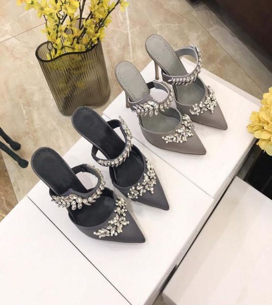 women039s shoes sandals crystal velvet satin muller slippers halfslide high heel sandals7305579, Black
women039s shoes sandals crystal velvet satin muller slippers halfslide high heel sandals7305579, Black