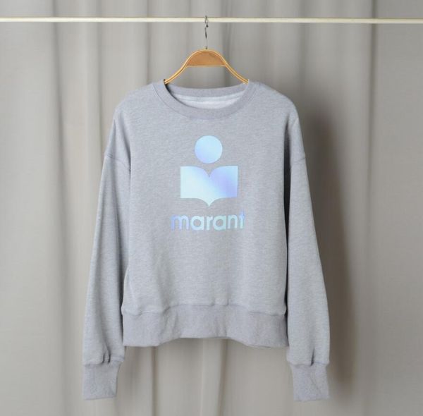 spring women's hoodies marant printed classic designer gray sweatshirt pullover jumper maran french small flocking round collar pullove, Black
spring women's hoodies marant printed classic designer gray sweatshirt pullover jumper maran french small flocking round collar pullove, Black