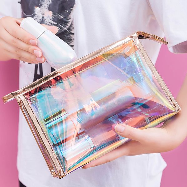 cosmetic bags cases transparent pretty makeup fashion laser travel bag toiletry brush organizer necessary case wash make up box 230421
cosmetic bags cases transparent pretty makeup fashion laser travel bag toiletry brush organizer necessary case wash make up box 230421