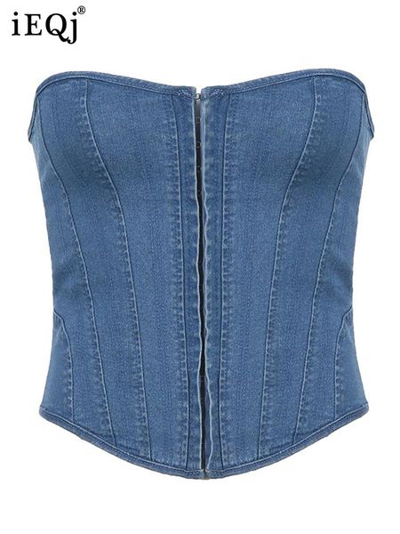 tanks ieqj 2022 summer new tube women spice girl style tight bandage fashion denim split slim vest female clothing 3w4827, Black;white
tanks ieqj 2022 summer new tube women spice girl style tight bandage fashion denim split slim vest female clothing 3w4827, Black;white