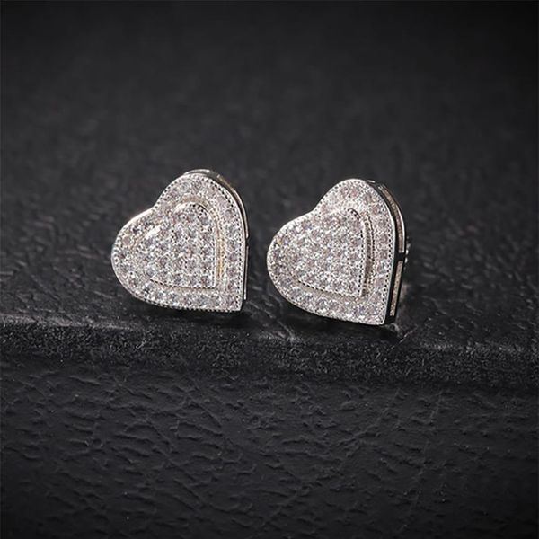 double layer love heart drop earrings stud 1 pair casual 925 silver iced out diamond micro pave cubic zircon earring men women gif218z, Golden;silver
double layer love heart drop earrings stud 1 pair casual 925 silver iced out diamond micro pave cubic zircon earring men women gif218z, Golden;silver