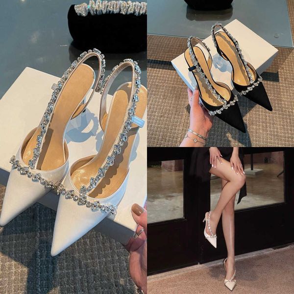 sandals ladies pumps thin high heel pointed toe rear strap solid shiny women sandals rhinestones narrow band summer fashion female shoes 230, Black
sandals ladies pumps thin high heel pointed toe rear strap solid shiny women sandals rhinestones narrow band summer fashion female shoes 230, Black