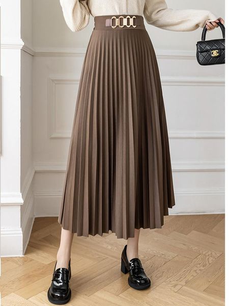 dresses tigena elegant maxi pleated skirt women 2022 autumn casual solid allmatch a line high waist long skirt female black khaki, White;black
dresses tigena elegant maxi pleated skirt women 2022 autumn casual solid allmatch a line high waist long skirt female black khaki, White;black