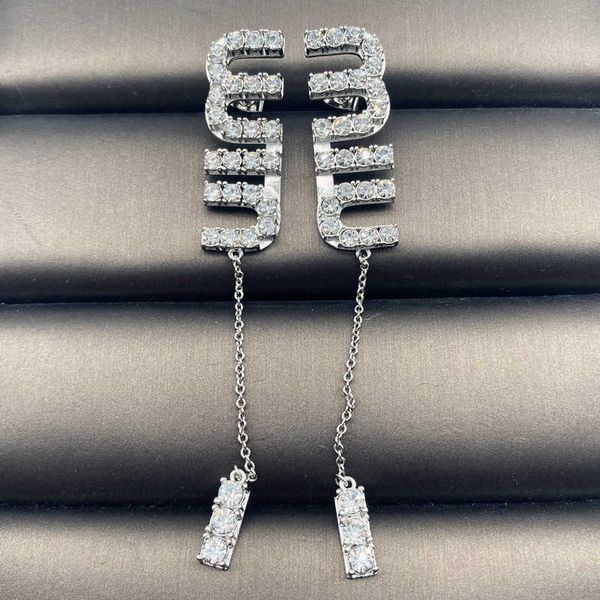 miao family earrings with letters full of diamonds miu crystal femininity fashion rhinestone earrings long, Golden
miao family earrings with letters full of diamonds miu crystal femininity fashion rhinestone earrings long, Golden