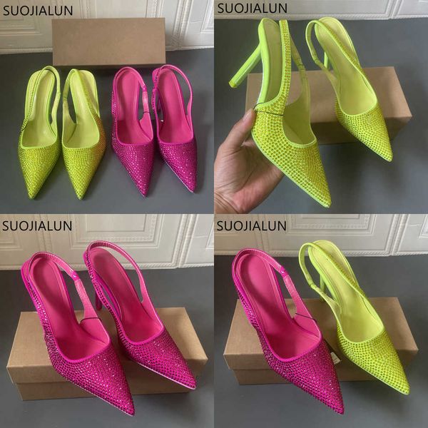 sandals brand women thin high heel sandal fashion crystal pointed toe slingback shoes shallow slip on ladies elegant pumps 230316, Black
sandals brand women thin high heel sandal fashion crystal pointed toe slingback shoes shallow slip on ladies elegant pumps 230316, Black