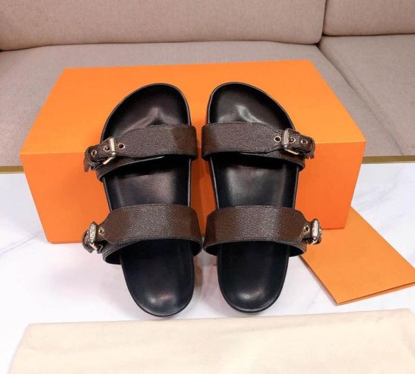 2021 sandals women slipper men slides waterfront brown leather sandal womens high heels mens shoes 3646 with orange box and dust 2813469, Black
2021 sandals women slipper men slides waterfront brown leather sandal womens high heels mens shoes 3646 with orange box and dust 2813469, Black