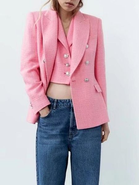pants kumsvag 2022 spring women casual veins blazers coats solid slim double breasted female fashion street ol blazer outerwear, White
pants kumsvag 2022 spring women casual veins blazers coats solid slim double breasted female fashion street ol blazer outerwear, White