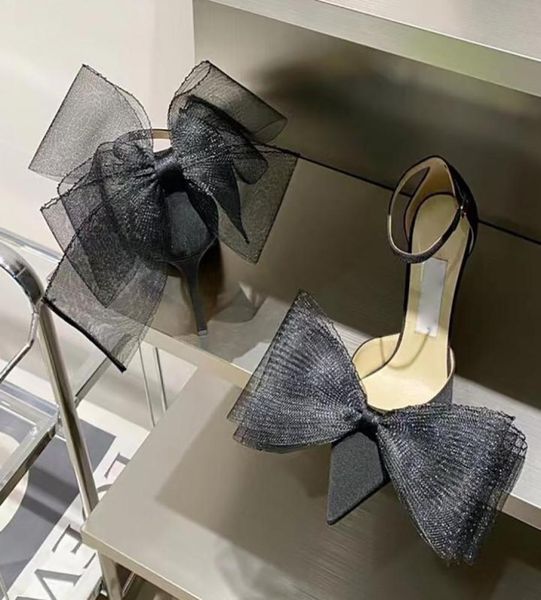 early spring luxury designer novel highheeled sandals black vamp heel cross big bow fluorescent vamp pointed toe strap shoe box s6739773
early spring luxury designer novel highheeled sandals black vamp heel cross big bow fluorescent vamp pointed toe strap shoe box s6739773