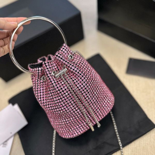 womens blingbling drawstring bucket bags shimmer rhinestone with round handle totes silver metal chain crossbody shoulder handbags with real
womens blingbling drawstring bucket bags shimmer rhinestone with round handle totes silver metal chain crossbody shoulder handbags with real