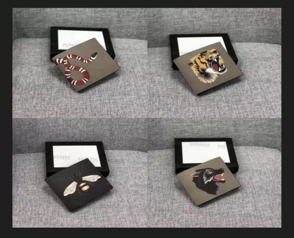 2022 men animal short wallet leather black snake tiger bee wallets women style purse wallet card holders with gift bo5021358, Red;black
2022 men animal short wallet leather black snake tiger bee wallets women style purse wallet card holders with gift bo5021358, Red;black