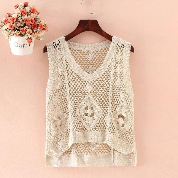 vests summer fashion hollow vest women outerwear crochet sleeveless jacket pullover knitted waistcoat short section beach h2478, Black;white
vests summer fashion hollow vest women outerwear crochet sleeveless jacket pullover knitted waistcoat short section beach h2478, Black;white