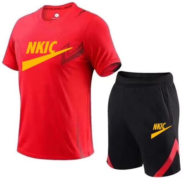 summer casual men's tracksuits short sleeve tshirt and shorts fashion two piece sets streetwear mens sports suit tracksuit brand logo, Gray
summer casual men's tracksuits short sleeve tshirt and shorts fashion two piece sets streetwear mens sports suit tracksuit brand logo, Gray