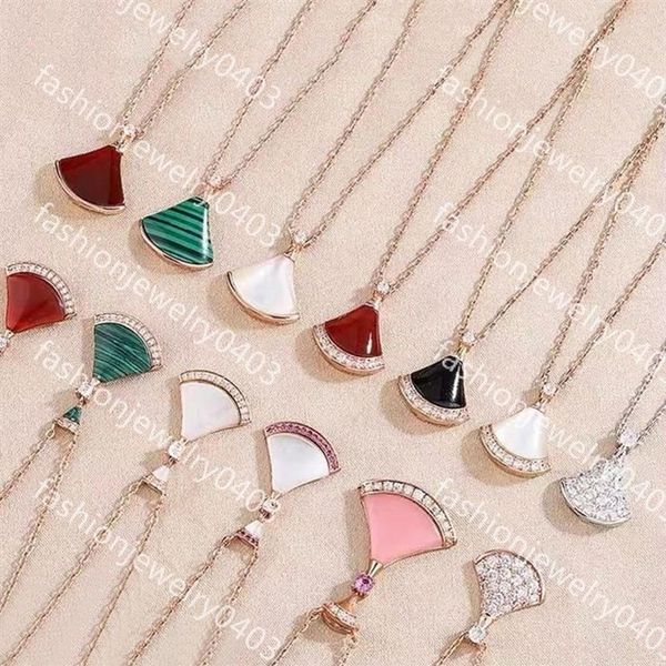 jewelry divas dream necklaces designers fan shape necklace diamonds white pink green chalcedony small skirt female elegant jewelry3329, Silver
jewelry divas dream necklaces designers fan shape necklace diamonds white pink green chalcedony small skirt female elegant jewelry3329, Silver
