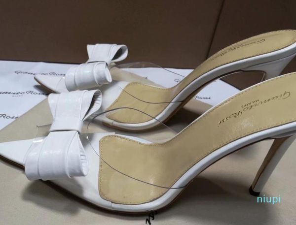 gianvito rossi white sliver black bowtie ladies summer mules shoes high heeled female dress wedding party pvc sandals slippers wom4674814
gianvito rossi white sliver black bowtie ladies summer mules shoes high heeled female dress wedding party pvc sandals slippers wom4674814