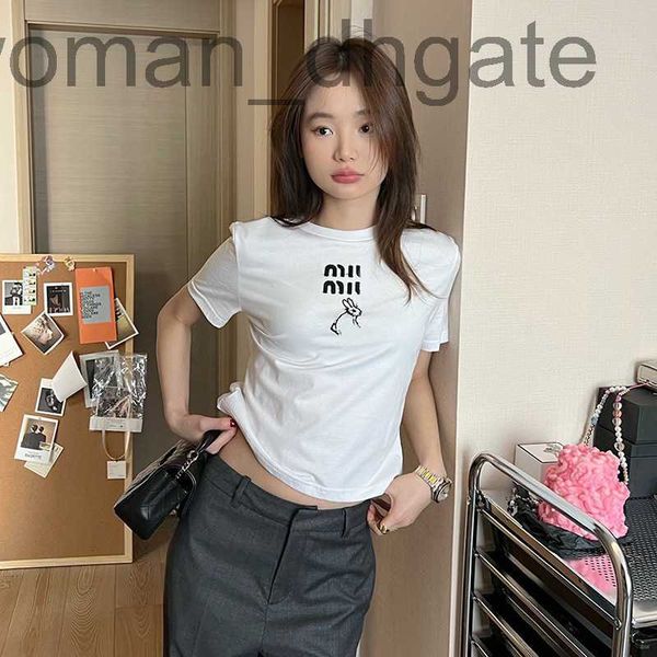 women's t-shirt designer short sleeved women's 2023 spring patch minimalist temperament letter rabbit embroidered round neck t-shi, White
women's t-shirt designer short sleeved women's 2023 spring patch minimalist temperament letter rabbit embroidered round neck t-shi, White