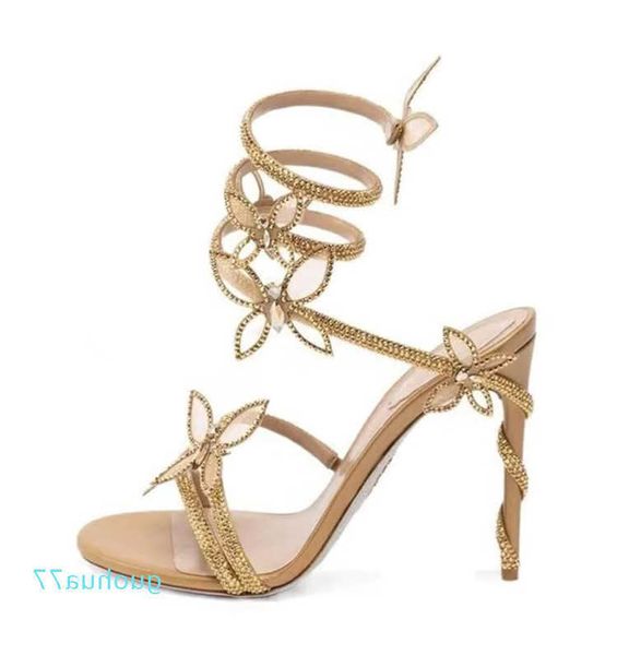 rene caovilla butterfly crystal decorative high sandals stiletto women evening dress shoes 9.5cm serpentine wraparound luxury designer women, Black
rene caovilla butterfly crystal decorative high sandals stiletto women evening dress shoes 9.5cm serpentine wraparound luxury designer women, Black