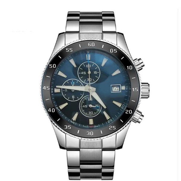 luxury mens watches multifunction chronograph quartz watch automatic date male clock professional designer wristwatche290q, Slivery;brown
luxury mens watches multifunction chronograph quartz watch automatic date male clock professional designer wristwatche290q, Slivery;brown