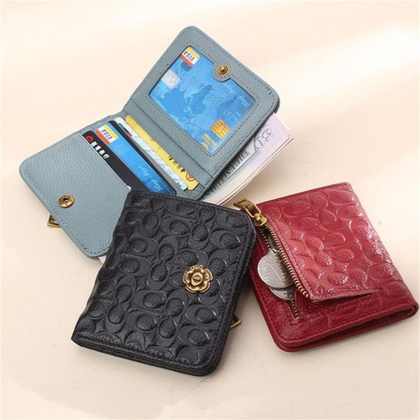 2021 women short wallet solid color hasp mini wallets women bags whole credit card genuine leather black red grey q3030207q290e, Red;black
2021 women short wallet solid color hasp mini wallets women bags whole credit card genuine leather black red grey q3030207q290e, Red;black