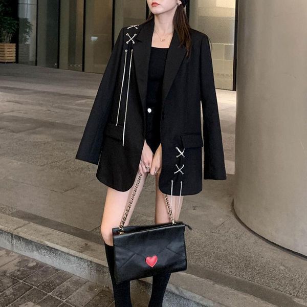 pants autumn winter black suit women's new loose casual regular student blazer, White
pants autumn winter black suit women's new loose casual regular student blazer, White