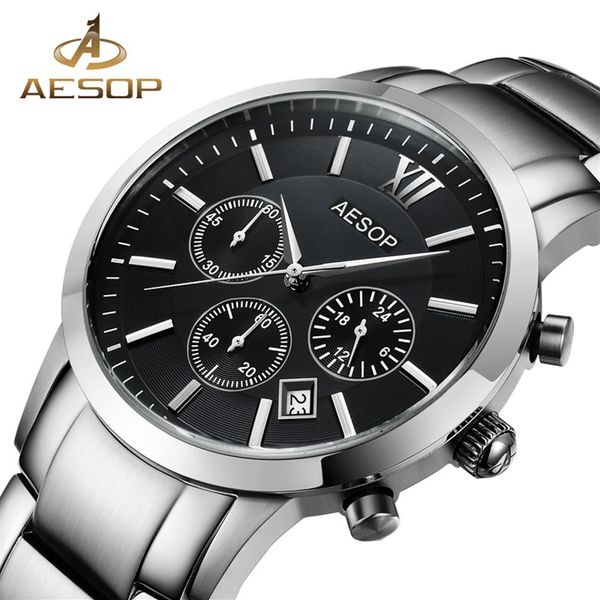 aesop watch men luxury sport quartz men's wristwatch clock male watches men auto date stainless steel sapphire relogio mascul239n, Slivery;brown
aesop watch men luxury sport quartz men's wristwatch clock male watches men auto date stainless steel sapphire relogio mascul239n, Slivery;brown