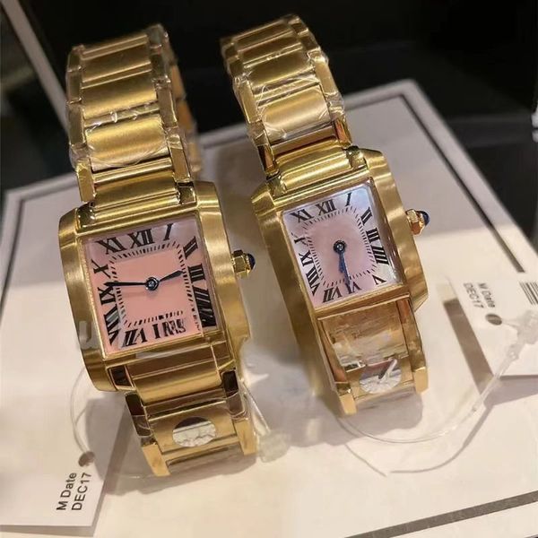fashionable women's quartz movement watch all stainless steel women's square water tank stainless steel case original buckle simul, Slivery;golden
fashionable women's quartz movement watch all stainless steel women's square water tank stainless steel case original buckle simul, Slivery;golden