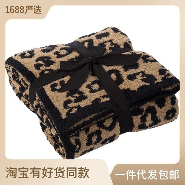 blanket comfortable plush wool childrens audlt knitted leopard home barefoot soft cover 221006
blanket comfortable plush wool childrens audlt knitted leopard home barefoot soft cover 221006